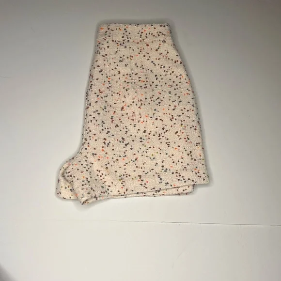 Express Cream Tweed Skirt with Colorful Accents - Picture 5 of 8